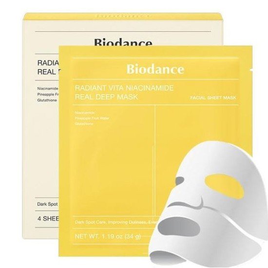Mascarilla Vit + Niacinamida Pack 4